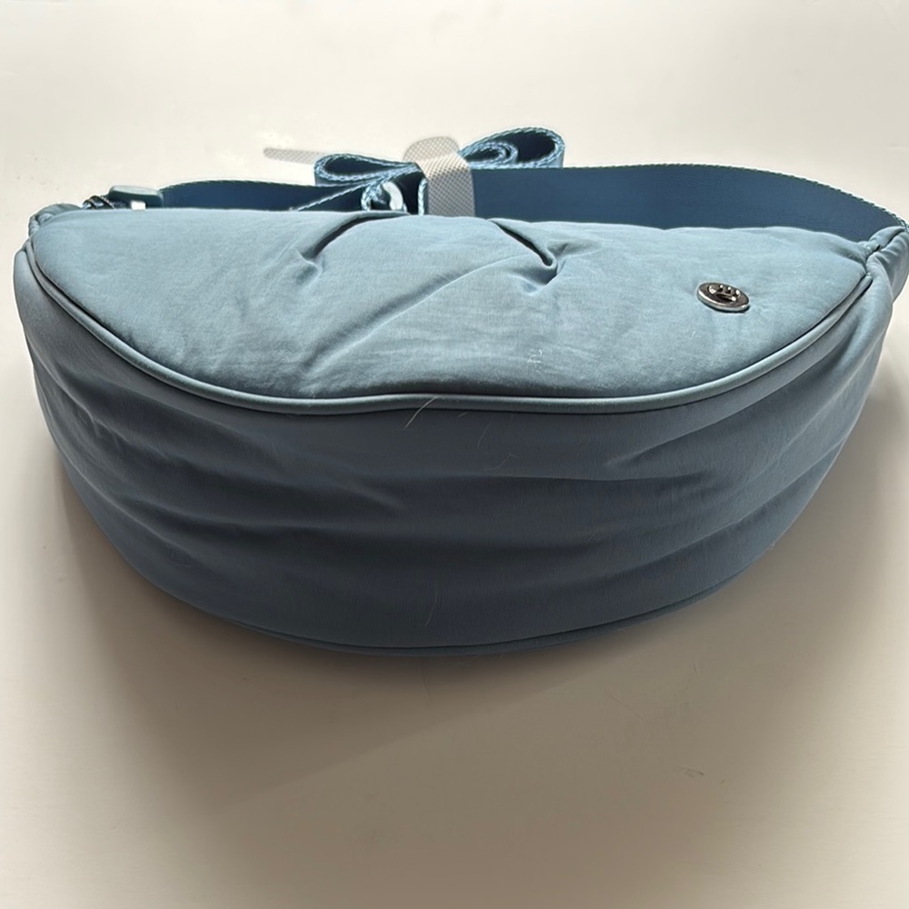 BearPaw Blue Crescent Crossbody Bag with Adjustable Strap - Picture 7 of 16